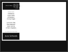 Tablet Screenshot of annschwab.com